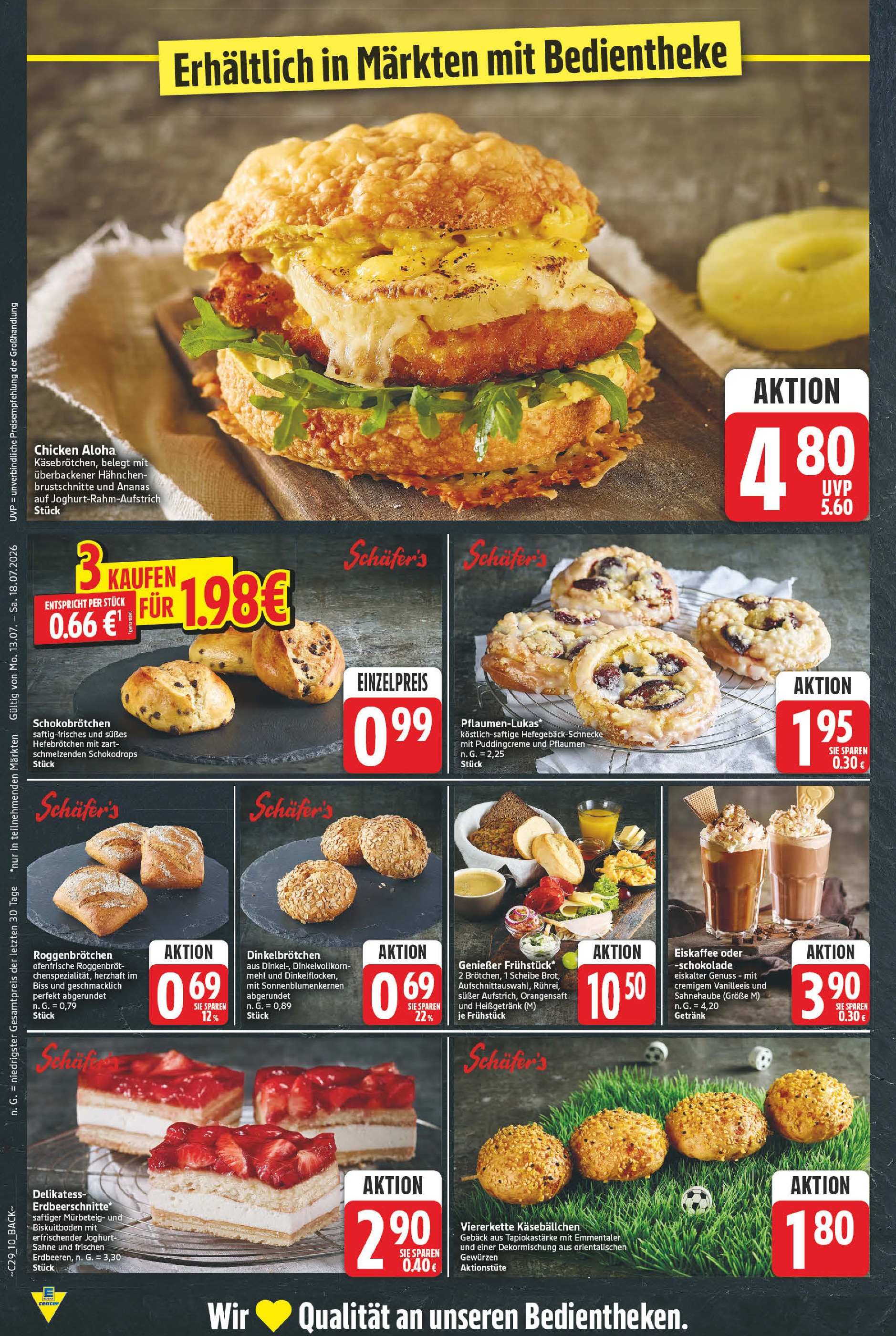 Eiskaffee Angebot im aktuellen E center Prospekt auf Seite 10
